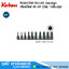 KOKEN RS4012M/10-L60 บ๊อกซ์ชุด เดือยโผล่ ดำ 1/2" 6P (มิล) 10ชิ้น/ชุด