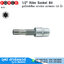 FORCE ลูกบ๊อกซ์เดือยโผล่ เซาะร่อง 1/2" M5-16