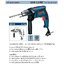 BOSCH GSB 13RE สว่านกระแทก 13mm 650W ซ้าย-ขวา พร้อมอุปกรณ์ 100ชิ้น