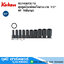 KOKEN RS14301X/10 ชุดลูกบ๊อกซ์ลมกึ่งยาว-บาง 1/2" 6P 10ชิ้น/ชุด