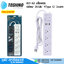 TOSHINO WY-43 ปลั๊กพ่วง 4ช่อง/ 2USB/ 1Type C/ 3เมตร 10A/2300W