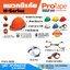 ProTape หมวกนิรภัย มอก. มีหลายสีให้เลือก