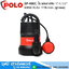 POLO SP-400C ปั๊มแช่พลาสติก 1"-1.1/2" 400W H.7m 115L/min (ลูกลอย)