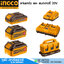 INGCO แท่นชาร์จ และ แบตเตอรี่ 20V