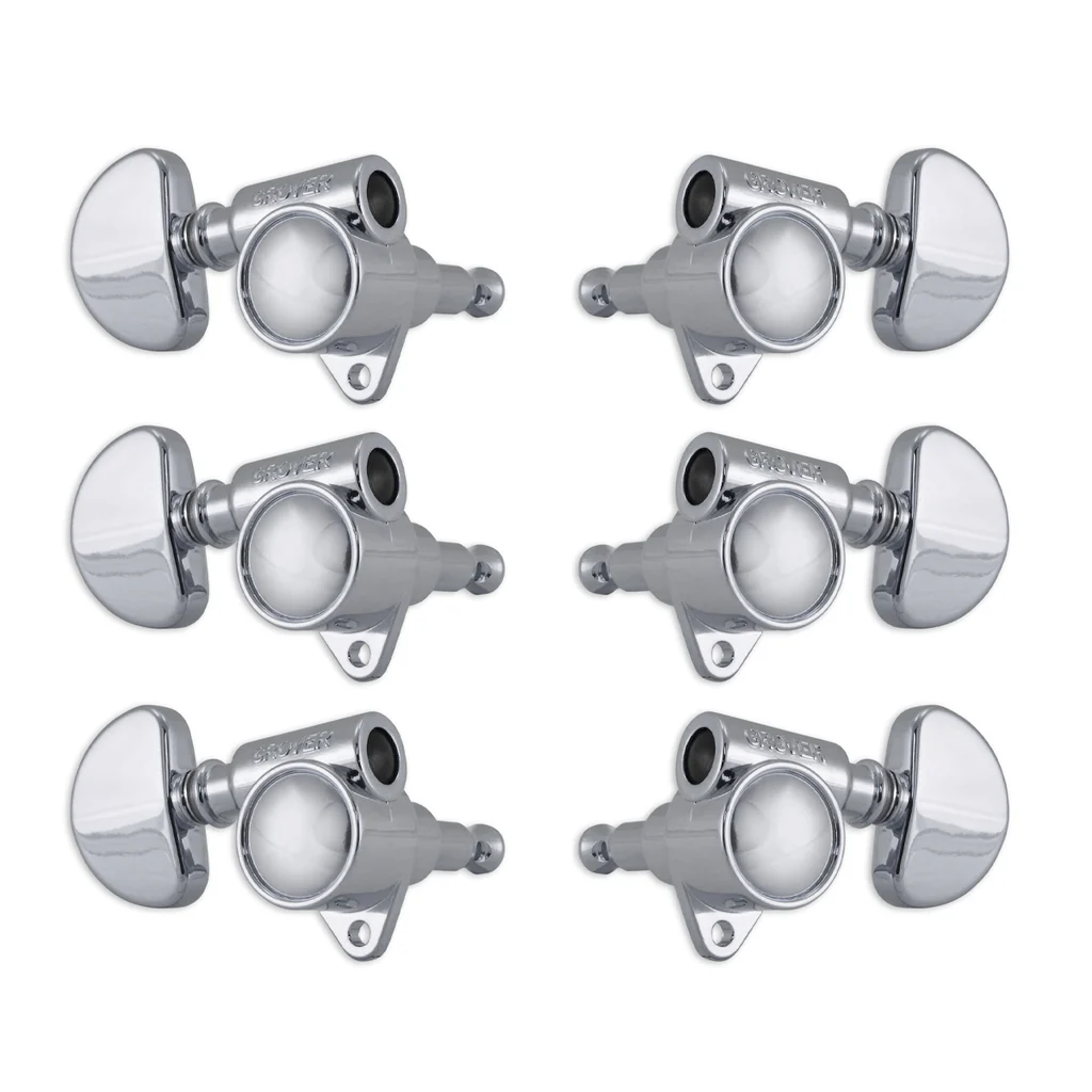 GROVER VINTAGE ROTOMATICS® 3+3 CHROME 18:1 GEAR RATIO (102V SERIES) ของแท้ 100%