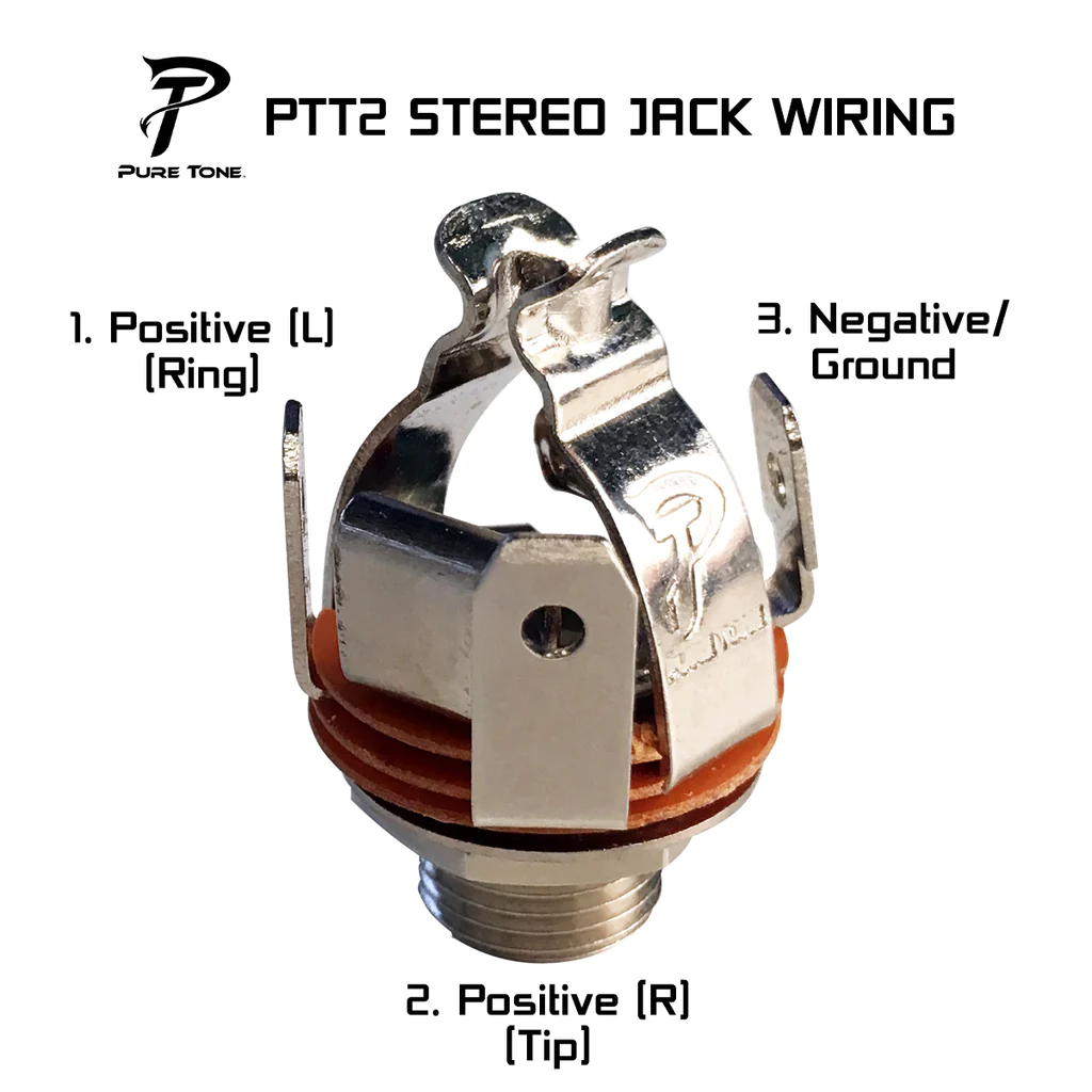 Pure Tone ** STEREO ** Multi-Contact 1/4" Output Jack