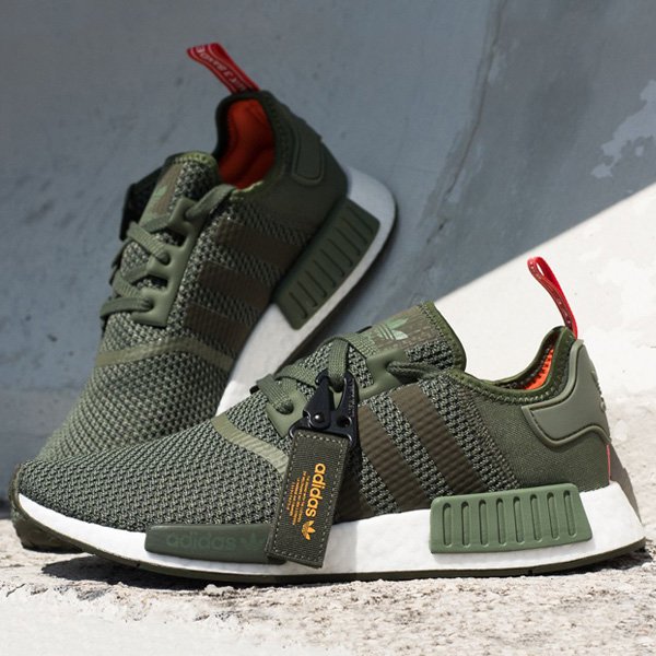adidas nmd r1 green orange